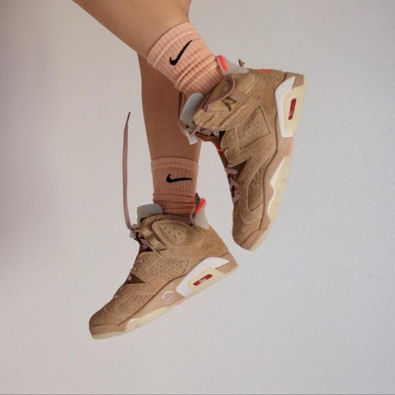 Nike Air Jordan 6 Travis Scott British Khaki