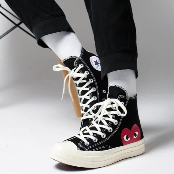 Converse x Comme des Garçons PLAY Chuck 70 Black