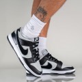 Nike Dunk Low Chenille Swoosh Black Grey