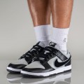 Nike Dunk Low Chenille Swoosh Black Grey