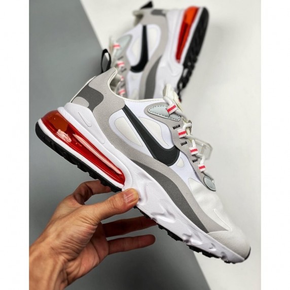 Nike Air Max 270 React White Flash Crimson