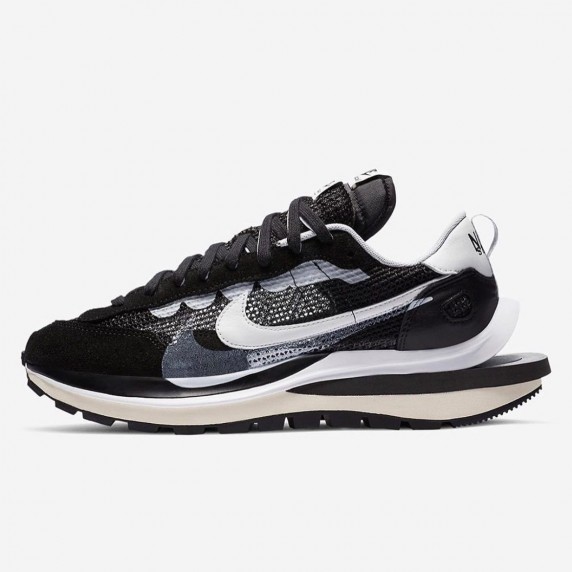 Nike Sacai x Vaporwaffle Black White