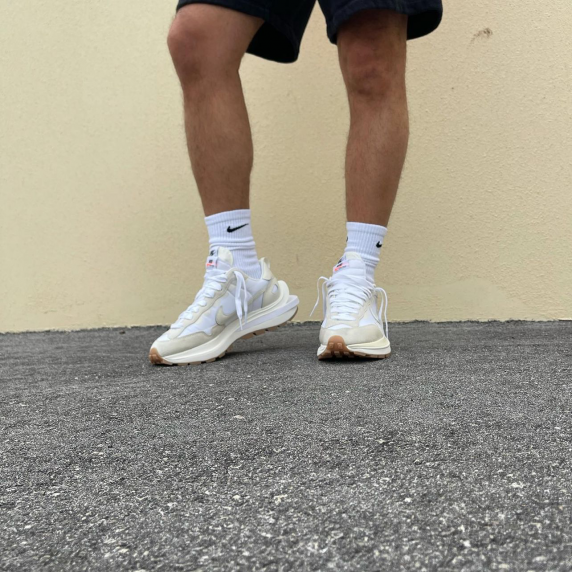 Nike Sacai x Vaporwaffle White Sail