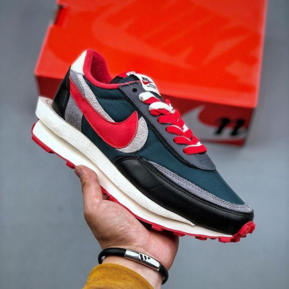 Nike Sacai Waffle Undercover Midnight Spruce Red