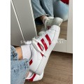 Adidas Superstar White Red