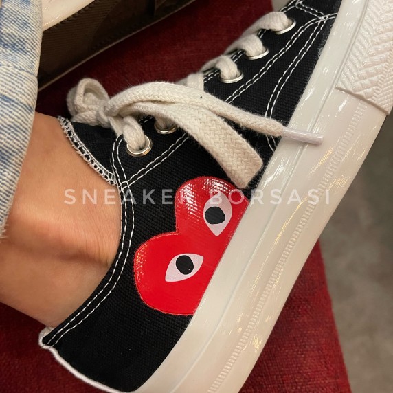 Converse x Comme des Garçons PLAY Chuck 70 Black Short