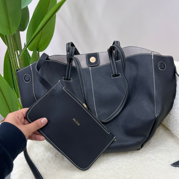 Polene Bags Dark Blue