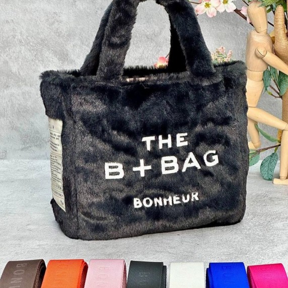 Bonheur T+Bag Fluffy Black