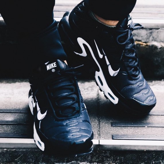 Nike Air Max Plus Premium Black & Lime ‘Double Swoosh’