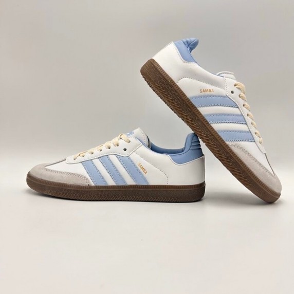 Adidas Samba White Blue