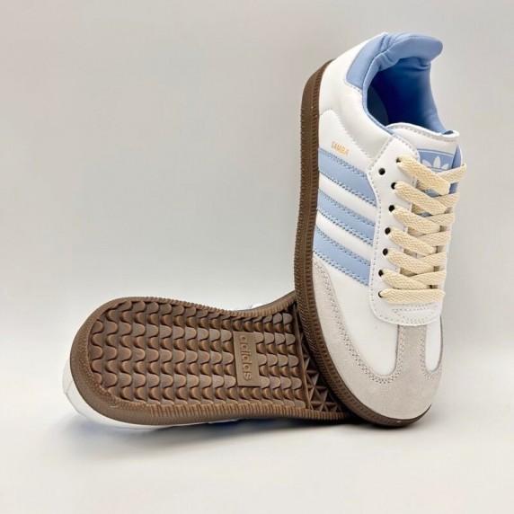 Adidas Samba White Blue