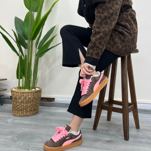 PUMA Suede XL 'Chestnut Brown Peach Smoothie'