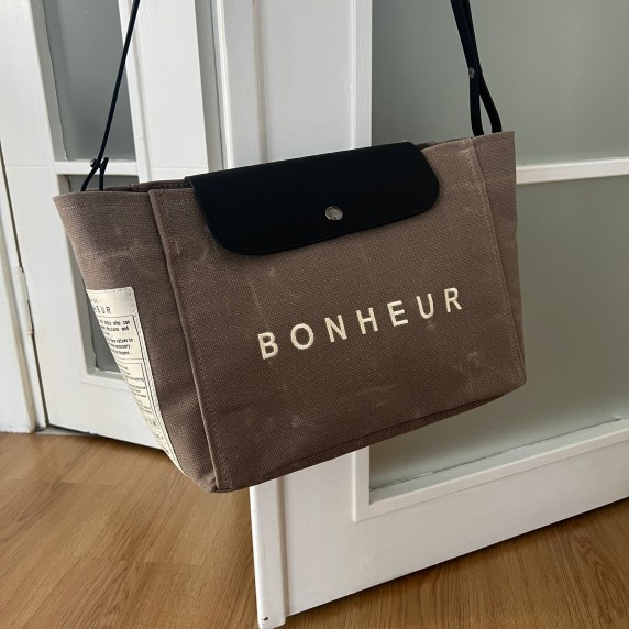 Bonheur Clutch Bag Brown