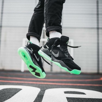 Nike Air Jordan Mars 270 Black Green Glow