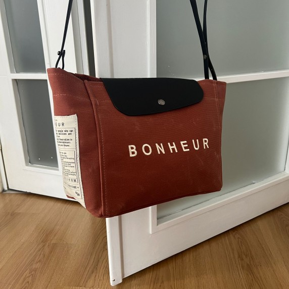 Bonheur Clutch Bag  Claret Red