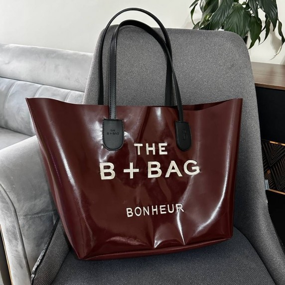 The B + Bag Bonheur Polypop Claret Red