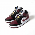 Air Jordan 1 Mid SE Black Dark Beetroot