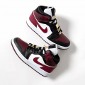 Air Jordan 1 Mid SE Black Dark Beetroot