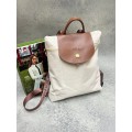 Longchamp BagPack Cream