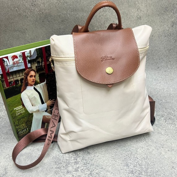 Longchamp BagPack Cream