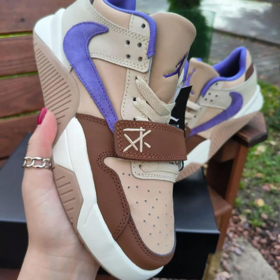 Nike Travis Scott x Jordan Cut The Check Brown Purple