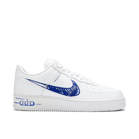 NIKE AIR FORCE 1 LOW SKETCH WHITE BLUE