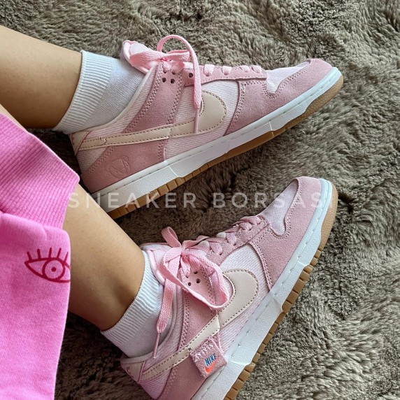 Nike Dunk Low Pink Corduroy Womens