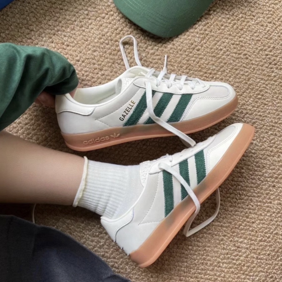 Adidas Gazelle Indoor Off White Dark Green