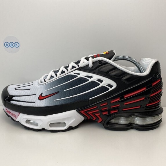 Nike Air Max Plus Tuned TN 3 III Black White Red