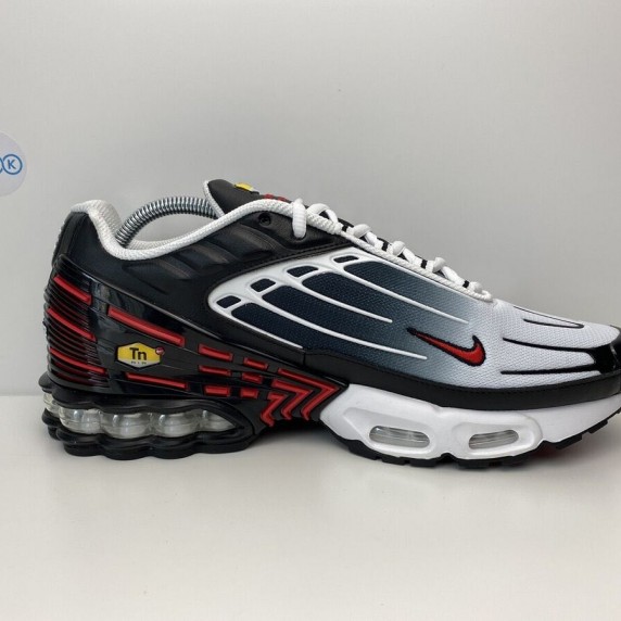 Nike Air Max Plus Tuned TN 3 III Black White Red