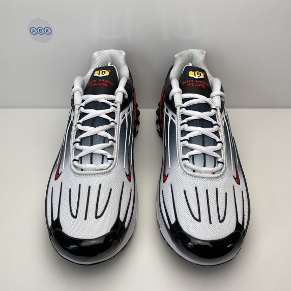 Nike Air Max Plus Tuned TN 3 III Black White Red