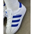 Adidas Superstar White Blue