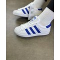 Adidas Superstar White Blue