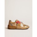 Golden goose Men's Dad-Star gold with distressed finish