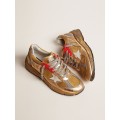 Golden goose Men's Dad-Star gold with distressed finish