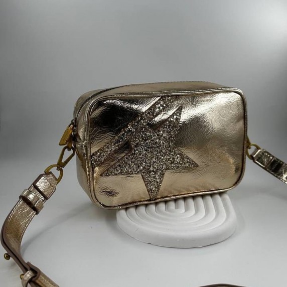 Golden Goose Star Bag Gold