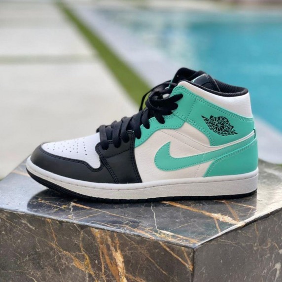 Nike Air Jordan 1 Mid 'Tropical Twist' Igloo Aqua