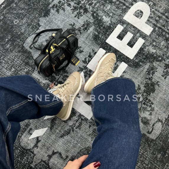 NEW BALANCE MIU MIU X 574 DENIM 'COLONIAL BEIGE'