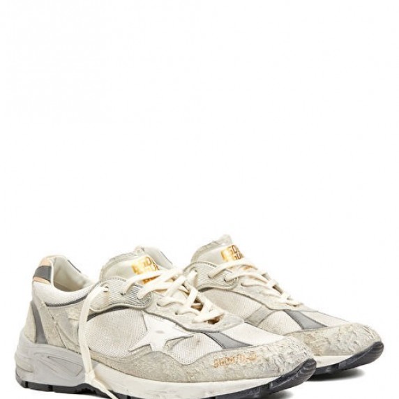 Golden Goose Dad Star Beyaz Gri