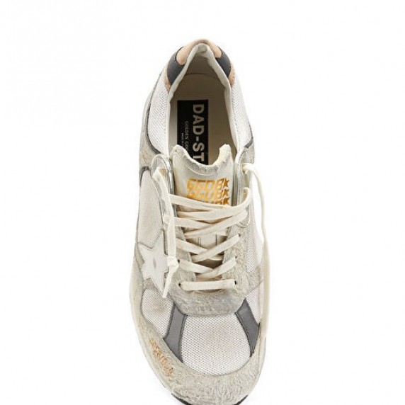 Golden Goose Dad Star Beyaz Gri