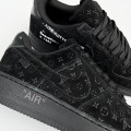 Nike Louis Vuitton x Air Force 1 Low 'Triple Black'