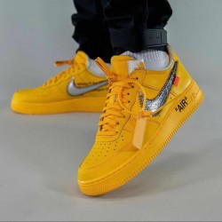 Nike Air Force Off-White University Gold