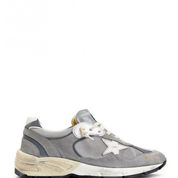 Golden Goose Leather Dad Distressed