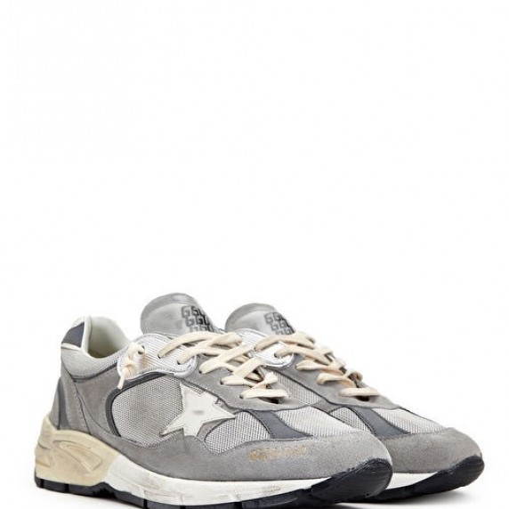 Golden Goose Leather Dad Distressed