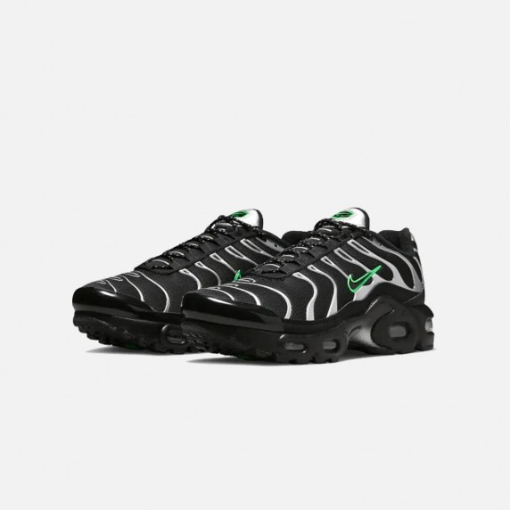 Nike Air Max Plus Black Silver Green Strike